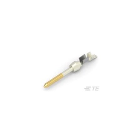 Te Connectivity Connector Contact, Size 20 Stud Size, 24 AWG, Red, Crimp Termination Only 166294-1